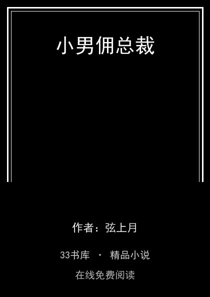 小男佣总裁封面