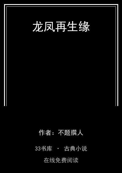 龙凤再生缘封面