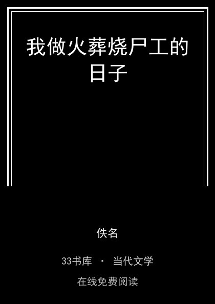 我做火葬烧尸工的日子封面