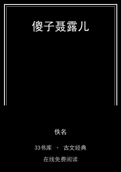 傻子聂露儿封面