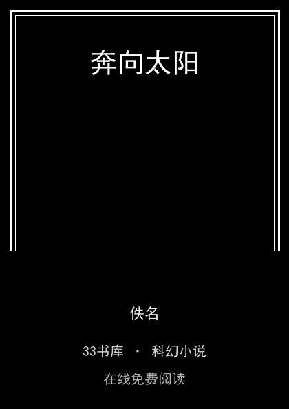 奔向太阳封面