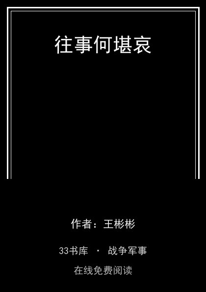 往事何堪哀 封面