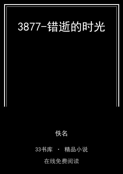 3877-错逝的时光 封面
