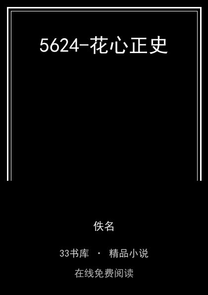 5624-花心正史封面