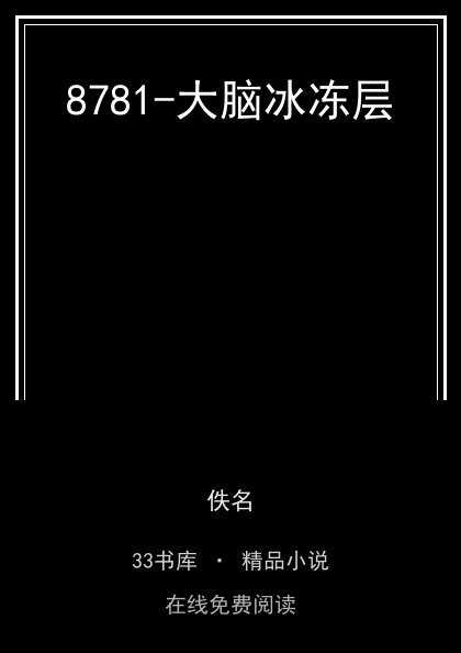 8781-大脑冰冻层 封面