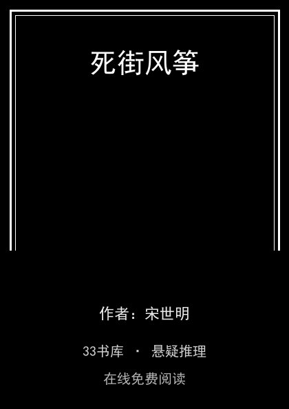 死街风筝封面
