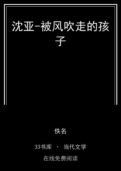 沈亚-被风吹走的孩子封面