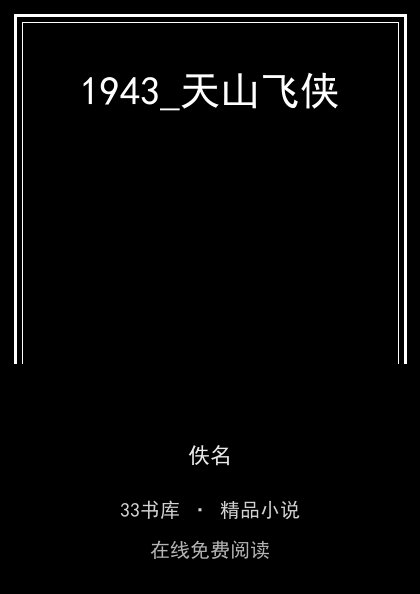 1943_天山飞侠封面
