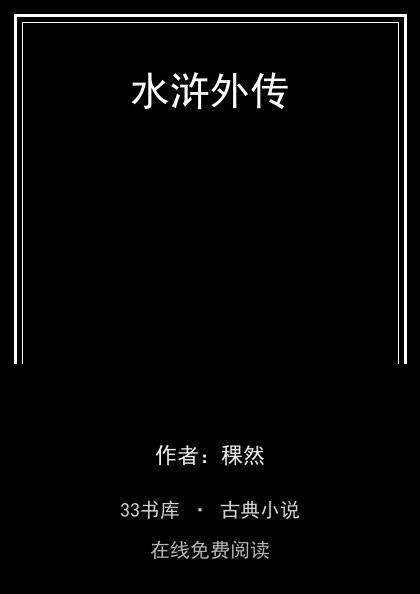 水浒外传封面