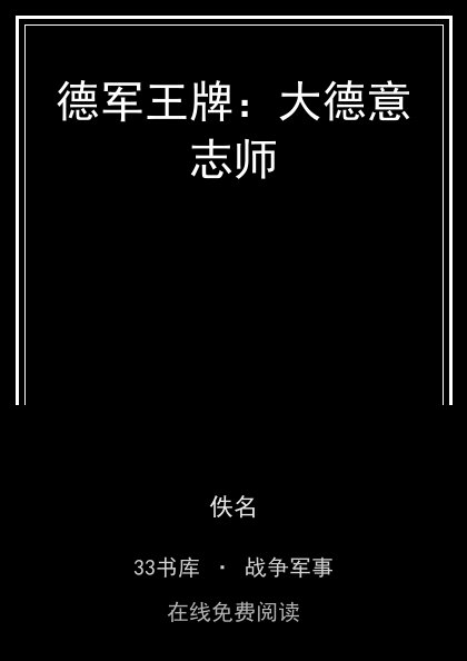 德军王牌：大德意志师 封面