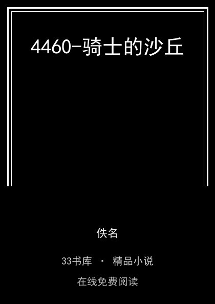 4460-骑士的沙丘封面