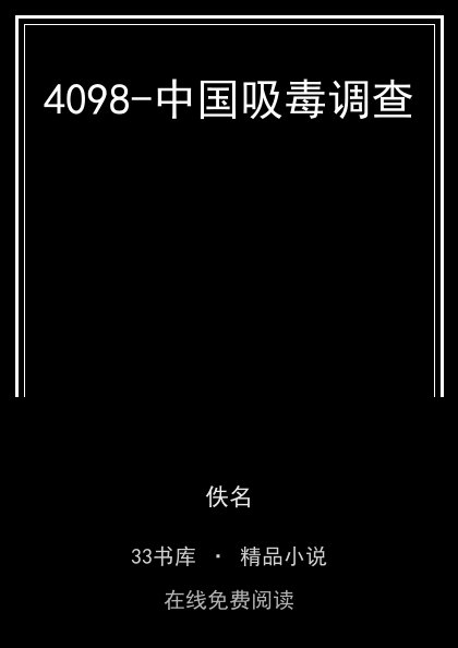 4098-中国吸毒调查封面