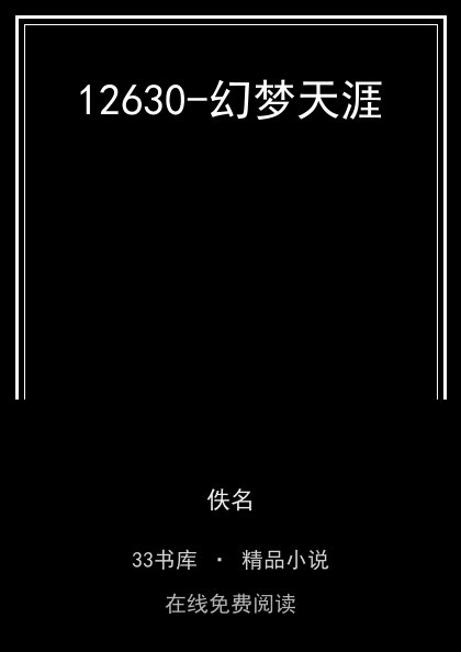 12630-幻梦天涯 封面