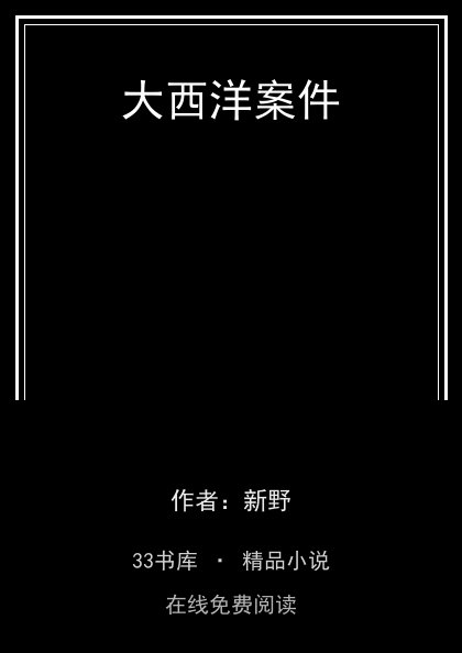 大西洋案件封面