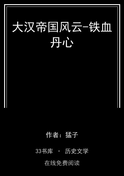 大汉帝国风云-铁血丹心封面