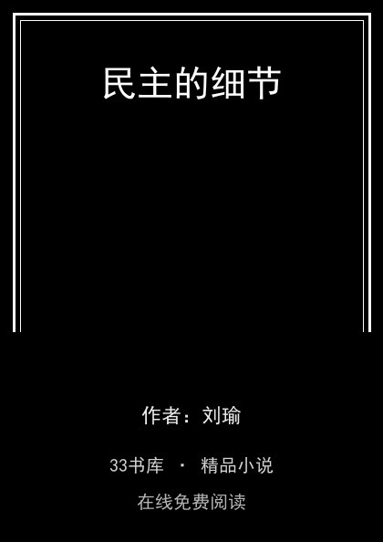 民主的细节封面