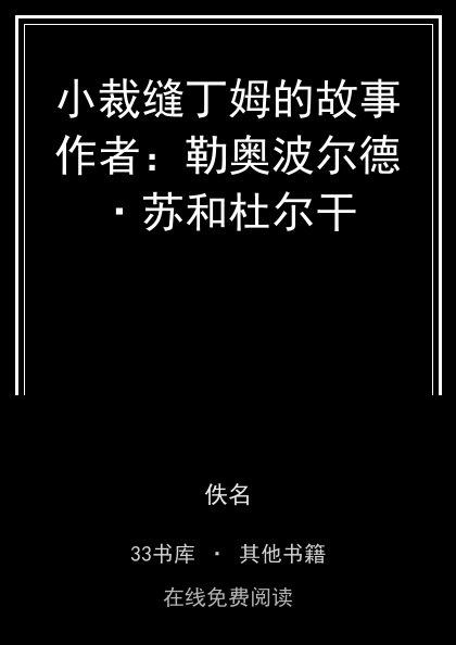 小裁缝丁姆的故事作者：勒奥波尔德·苏和杜尔干 封面
