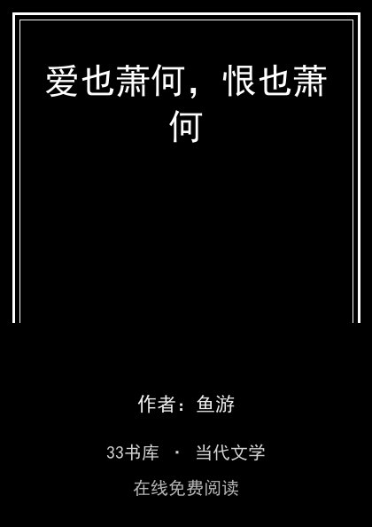 爱也萧何，恨也萧何封面