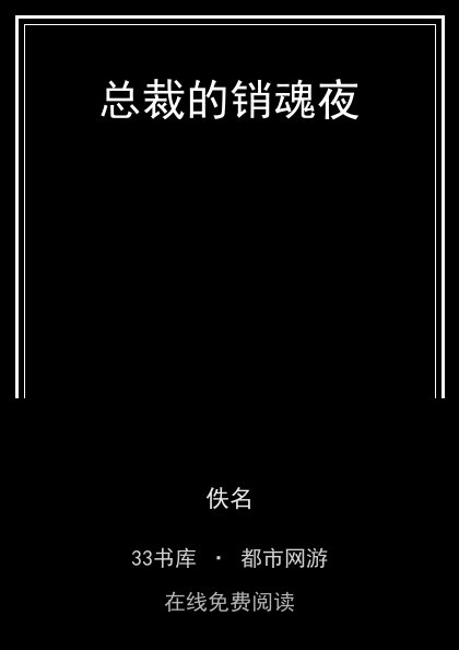总裁的销魂夜封面