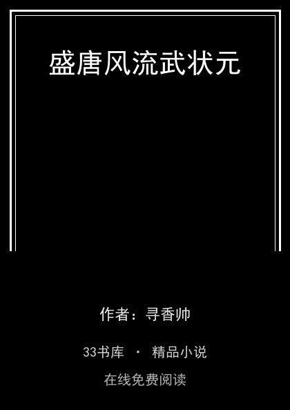 盛唐风流武状元 封面