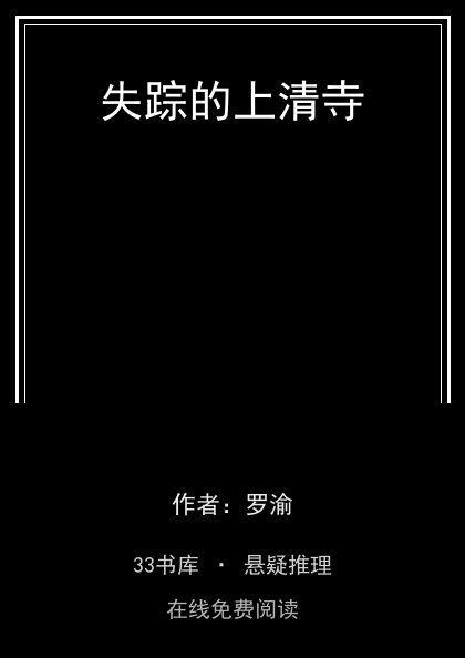 失踪的上清寺封面