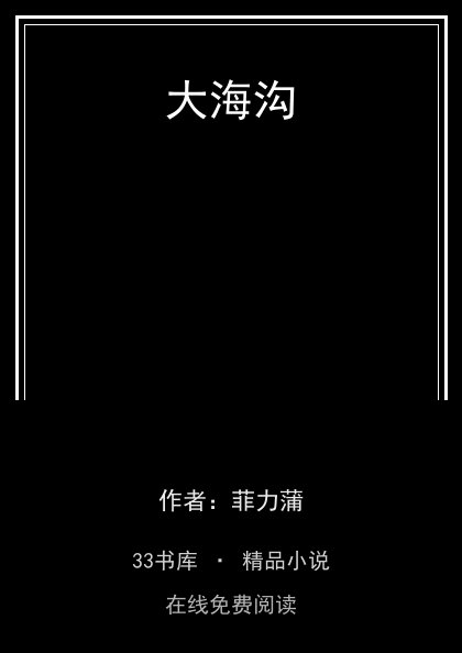大海沟封面
