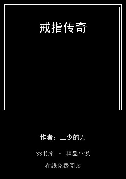 戒指传奇封面