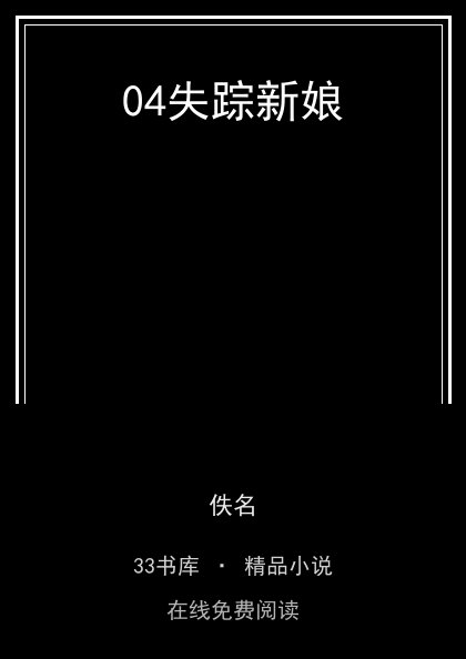 04失踪新娘封面